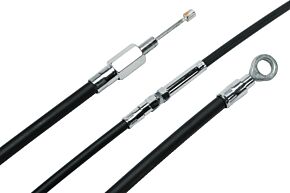 Bikers Choice Bikers Choice 96-06 Buell Black Vinyl Clutch Cable 96-06 Buell Replaces H-D 35656-96Y Stock Length - 60332
