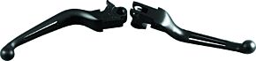 Bikers Choice Bikers Choice 96-16 Big Twin W/ Cable Clutch 96-03 XL Black Slotted Lever Set - 482861