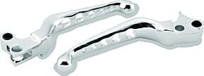 Bikers Choice Bikers Choice 96-16 Big Twin W/ Cable Clutch 96-03 XL O-Series 5 Holed Lever Set Chrome - 482714