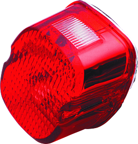 Bikers Choice Bikers Choice 99-03 Big Twin & XL Red Laydown Taillight With Top License Light - 489908