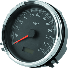 Bikers Choice Bikers Choice 99-03 Softail Replacement Speedometer 5 Inch Electronic Black Face - 490474