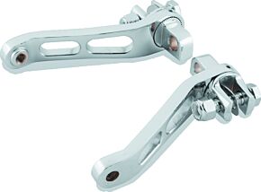 Bikers Choice Bikers Choice Adjustable Forward Control Heel Rest Kit, Chrome - 488719
