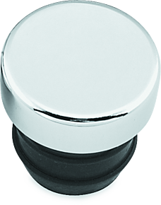 Bikers Choice Bikers Choice Big Twin & XL Chrome Custom Oil Tank Cap 1 3/16 Inch Push In Replaces H-D 62644-84T - 490450
