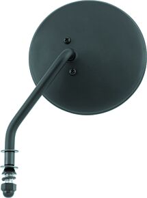 Bikers Choice Bikers Choice Black 4 Inch Round Mirror Short Left Universal - 482775