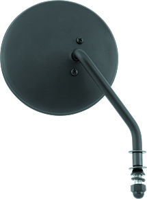 Bikers Choice Bikers Choice Black 4 Inch Round Mirror Short Right Universal - 482776