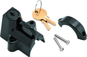 Bikers Choice Bikers Choice Black Motorcycle Helmet Lock Fits 7/8 - 1 1/4 Tubing - 492979