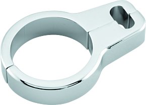 Bikers Choice Bikers Choice Chrome 1.25 Inch Dual Throttle Cable Clamp Universal Custom - 482469