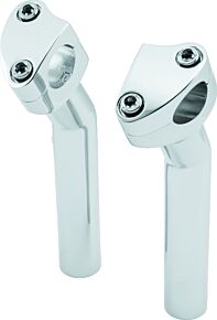 Bikers Choice Bikers Choice Chrome 6.5 Inch Smooth Top Pullback Handlebar Risers - 482483
