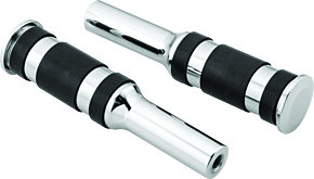 Bikers Choice Bikers Choice Chrome Billet Three Band Replacement Pegs For Forward Controls - 482790