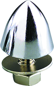 Bikers Choice Bikers Choice Chrome Bullet Krommets Universal Custom 10 Pk - 492448