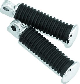 Bikers Choice Bikers Choice Chrome Cap Rider Pegs Male Mount Style Replaces H-D 49117-77T - 490358