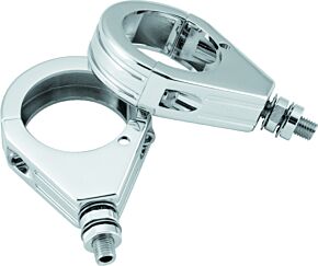 Bikers Choice Bikers Choice Chrome Grooved 39MM Clamp With 5/16-18 Stud Universal Custom Pr - 482427