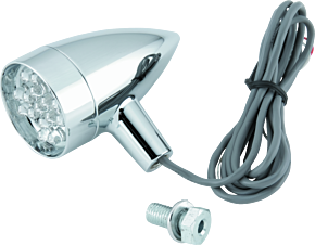 Bikers Choice Bikers Choice Chrome Mini Turn Signal Amber Universal Custom - 482418