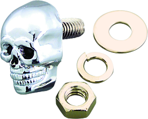 Bikers Choice Bikers Choice Chrome Skull Kromets 5/8 Long 1/4-20 Stud Ea - 491374