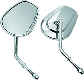 Bikers Choice Bikers Choice Chrome Tapered Short Stem Mirrors Pr - 482008