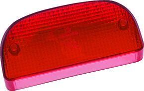 Bikers Choice Bikers Choice Custom Fatbob Taillight Red Replacement Lens - 490297