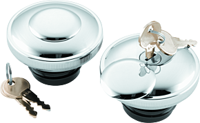 Bikers Choice Bikers Choice L96-20 Chrome Lockable Gas Cap Vented - 482703