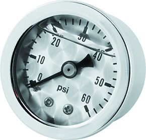Bikers Choice Bikers Choice Metallic Face Oil Pressure Gauge 0-60 Psi 1/8 NPT - 210076