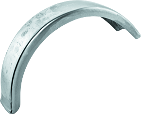 Bikers Choice Bikers Choice Rear 6 Inch Bobbed Flat Fender Raw Custom Use - 492560