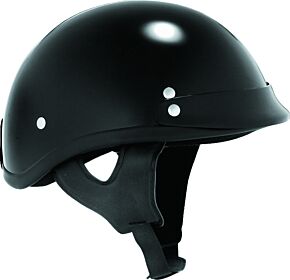 Bikers Choice Bikers Choice Traditional Helmet, Black, XS - 646800