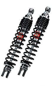 Bitubo Suspension Bitubo Suspension Bitubo WGE0 Twinshocks Adjustable: Spring Preload, Rebound, Black Spring - SC203WGE02