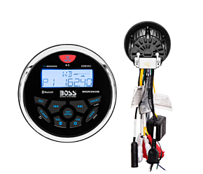 BOSS AUDIO Boss Audio Systems Marine Gauge Receiver / Bluetooth / No CD / USB / AM FM - MGR350B