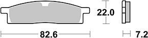 Brembo OE Powersports Brembo OE Powersports Brembo OE 19-24 Yamaha YZ 65cc Sinter Brake Pad - Front - 07YA16SX