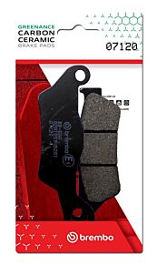 Brembo OE Powersports Brembo OE Powersports Brembo OE Aprilia Sr/Aprilia Sxr/Piaggio Typhoon Carbon Ceramic Brake Pad - Front - 07120