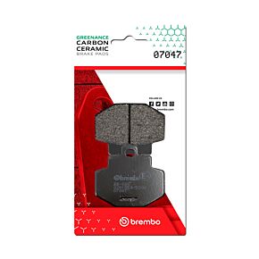 Brembo OE Powersports Brembo OE Powersports Brembo OE Benelli Adiva/Gilera Runner/Piaggio Hexagon Carbon Ceramic Brake Pad - Rear - 07047