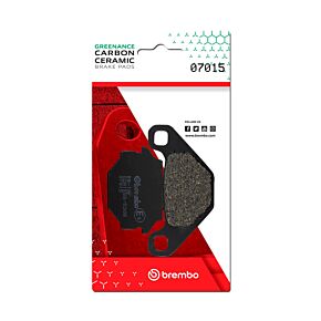 Brembo OE Powersports Brembo OE Powersports Brembo OE Kymco Agility/Malaguti F Carbon Ceramic Brake Pad - Rear - 07015