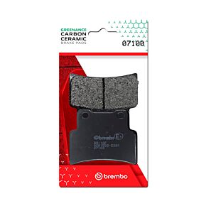 Brembo OE Powersports Brembo OE Powersports Brembo OE Kymco Xciting/Peugeot Xp Carbon Ceramic Brake Pad - Front - 07100