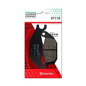 Brembo OE Powersports Brembo OE Powersports Brembo OE Malaguti Spectre/Yamaha Tricity Carbon Ceramic Brake Pad - Rear - 07110