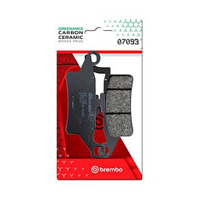Brembo OE Powersports Brembo OE Powersports Brembo OE Yamaha Bws/Yamaha Xenter Carbon Ceramic Brake Pad - Front - 07093