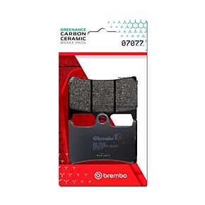 Brembo OE Powersports Brembo OE Powersports Brembo OE Yamaha Tmax Carbon Ceramic Brake Pad - Front - 07077