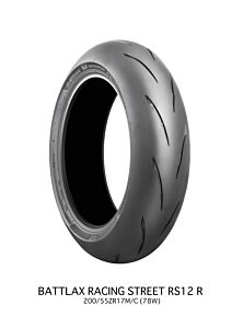 Bridgestone Bridgestone Battlax Racing Street RS12R - 190/55ZR17M/C 75W TL Rear - 21250