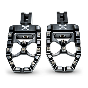 BURLY BRAND Burly Brand 18-24 M8 Softail MX-Evolution Passenger Pegs - Black - B13-1017B