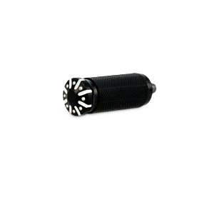 BURLY BRAND Burly Brand Universal Hawk Toe Peg Billet - Black Machined - B13-1120BM