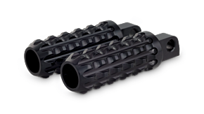 BURLY BRAND Burly Brand Universal Reaper Billet Footpeg Set - Black - B13-1124B