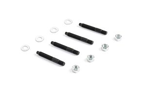 Cometic Gasket Cometic Gasket Cometic Carburetor Studs 2in Black Oxide Finish - With Bullet Tip - CF1005