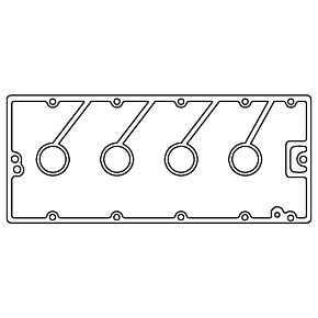 Cometic Gasket Cometic Gasket Cometic Cosworth BD Series .060in AFM Camshaft Housing Gasket - C4886