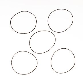 Cometic Gasket Cometic Gasket Cometic Harley-Davidson Twin Cam Derby Cover O-Ring 99-06 All Tc, 99-05 Dyna, 5Pk - C9662