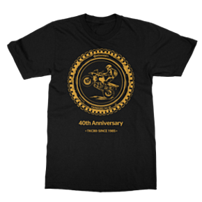 Continental Tire Continental Tire Continental TKC80 40th Anniversary T-Shirts - Large - con2WH-CO-APP-TKC80-SINGLE-L