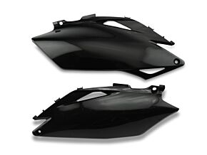 Cycra Cycra 09-12 Honda CRF250R-450R Side Number Panels - Black - 1CYC-2895-12
