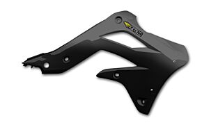 Cycra Cycra 13-15 Kawasaki KX450F Powerflow Radiator Shrouds - Black - 1CYC-1866-12