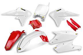 Cycra Cycra 14-18 Yamaha YZ250F/14-17 YZ450F Powerflow Body Kit - White/Red - 1CYC-9312-42R