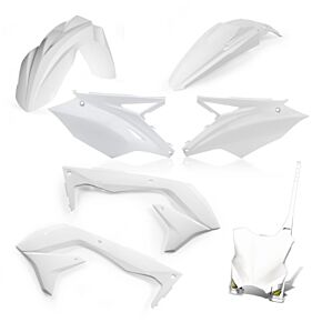 Cycra Cycra 16-18 Kawasaki KX450F 5-Pc Replacement Kit - White - 1CYC-9418-42