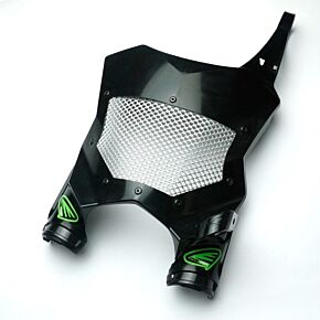Cycra Cycra 17-25 Kawasaki KX250/F/X/ 16-25 KX450/F/X Vented Stadium Plate - Black - 1CYC-0705-12-VT