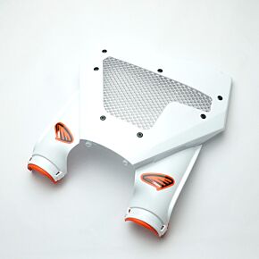Cycra Cycra 23+ KTM SX/SXF/XC/XCF Vented Stadium Plate - White - 1CYC-0807-31-VT