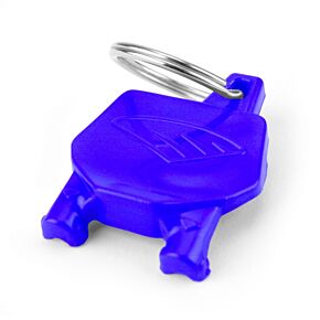Cycra Cycra Key Ring with Number Plate - Blue - 1CYC-0002-62