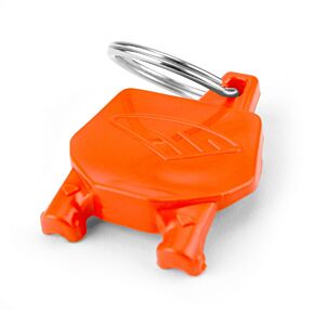 Cycra Cycra Key Ring with Number Plate - Orange - 1CYC-0002-22